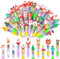 Euakee Multicolore Penna, 35 Pezzi Animale Colorate Penne, 4 Colori Retrattile Penne Carine, Adorabili Animali Kawaii Gadget Ideali per Bambini Compleanni, Feste, Regali e Gadget (Rosso)