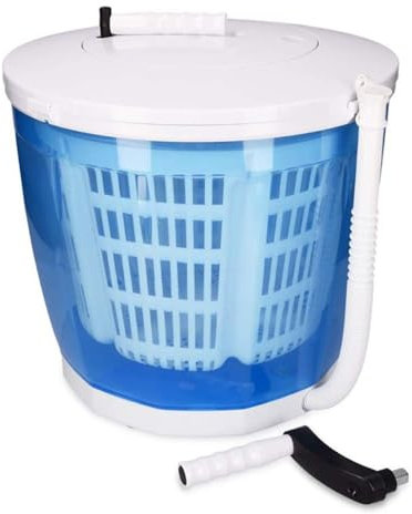 Mini Lavadora Portátil Manual 2 En 1, Secadora Centrífuga, Lavadora De Turbina con Manivela, Lavadora Secadora De Ropa De Viaje No Eléctrica para Acampar, Apartamentos, Dormitorios