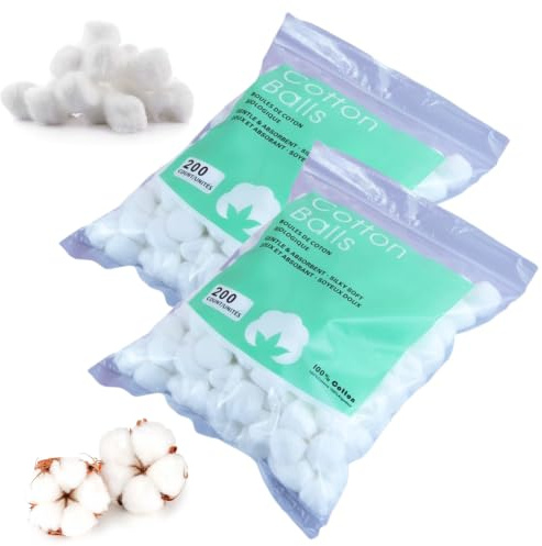 Soft Wattebällchen,Wattebällchen Weiss,Wattebausch Rund,Watte Bälle,Wattebällchen Kosmetik,Watte Bäuschen,Makeup Baumwolle Bälle,Wattebäuschen,Wattebausch Baumwolle,Entfetten Wattebausch