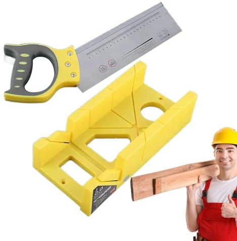 Nexusectar Scie à main à onglets, scie à boîte à onglets,Scie à bois portative à main - Scie à bois, scie d'angle à poignée confortable pour charpentier