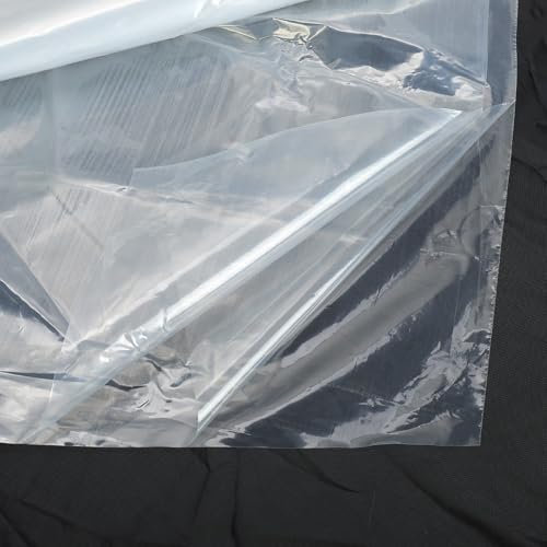 Film plastique transparent pour mini serre, résistant aux intempéries et aux déchirures pour légumes et fruits (4 m x 1 m)