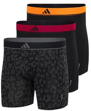 adidas Herren Boxer Brief (3 Pack) - Active Micro Flex Eco - Boxershorts - Bequeme Unterwäsche