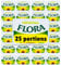 Floras Spread Mini Portions, Vegan Butter Spreadable (25 x 10g)