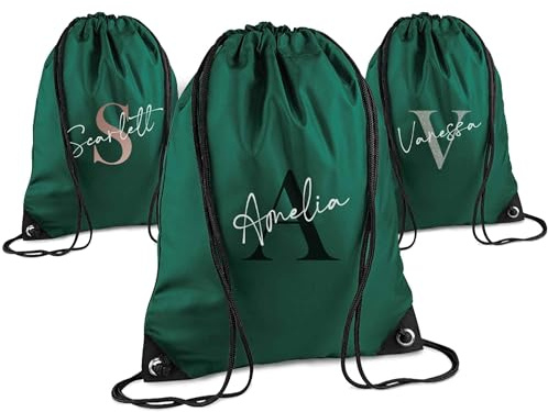 Print Maniacs Personalised Drawstring Bag for Kids Back to School PE Bag, Swim Bag with Name Ideal for Boys, Girls, Toddlers,and Primary School Students Perfect School Bag