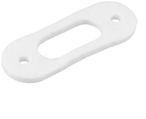 Besttoolifes 4-Pack Electrode Gasket Seal 981330 for Vaillant ecoTEC Pro 24 & 28 Boilers, White Fiber Replacement Part for Heating System, 70x26.5x3mm