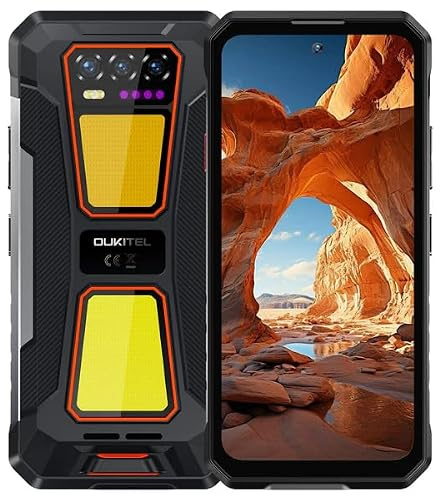 OUKITEL WP58 Pro Smartphone Rugged 5G, 10000mAh, 8GB RAM+512GB | Display 6.7 120Hz, 64MP, IP68/IP69K, NFC, Android 15
