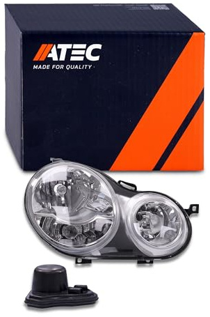 ATEC Germany 1x Hauptscheinwerfer vorne rechts H7 / H1 Frontscheinwerfer | Kompatibel mit: VW POLO, POLO IV Stufenheck