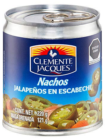 Jalapeños nachos (Rodajas) 24/220g Clemente J