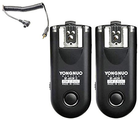 Yongnuo RF II N3 2.4 GHz Wireless Flash Trigger/Wireless Auslöser Transceiver Kit für Nikon D90/D3100/D5000/D7000, etc..
