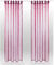 Bestlivings Schlaufenschal Noella, transparenter Dekoschal Voile b 140x l 245 cm 2er Pack, Wohnaccessoire in vielen erhältlich (Bordeaux - Beere/ohne Raffhalter)