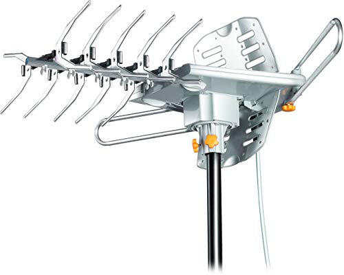 Lava HD8008 ultra 4 K omni-directional Outdoor HDTV antenna amplificatore del segnale 360 con serratura e 35% più guadagno (HD8008)