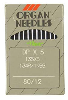 Organ Industrial Nähmaschinennadeln – 134R 135X5 DPX5 10 Stück alle Größen