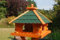 DEKO VERTRIEB BAYERN XXXL Premium Vogelhaus mit/ohne Ständer Futterhaus Vogelfutterhaus Vogelvilla, Farbe: Grün