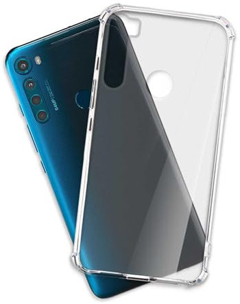 mtb more energy® Case Soft Armor kompatibel mit Motorola One Fusion Plus, Fusion+ (6.5'') - Anti Shock Verstärkung - 1,5mm TPU - Schutz-Hülle Cover Tasche Handyhülle