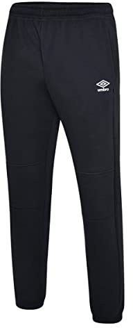 Umbro Mens Club Leisure Jogging Bottoms Black/White XL