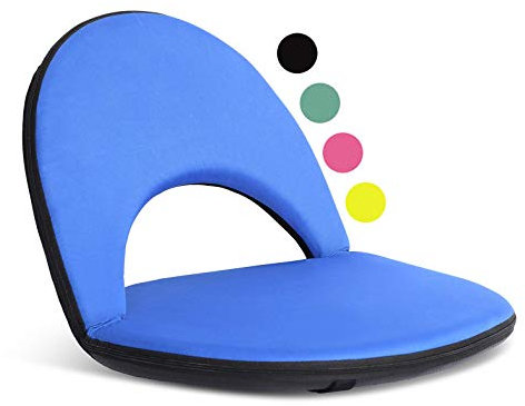 Lazy Bum - Floor Chair –Floor Gaming Chair – Portable Floor Lounger Available in Five Colours – Foam Folding Floor Chair with 5 Reclining Positions– Lightweight Anti Slip Floor Chair with Back Support