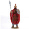 Presepe Soldat Römer mit Lancia und Schild aus Terrakotta, verkleidet, 15 cm