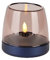 Kooduu Glow 10 Cobalt Blue - Luxusglaslaterne - Kerzenhalter - aus Glas und Aluminium - Dänisches Design - zur Verwendung mit Shine LED Kerze - Ø 9 cm - H 10 cm - Cobalt Blue