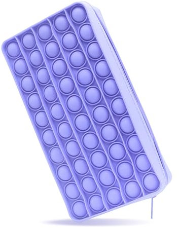 Pop it Federmäppchen, Fidget Pencil Case, Push Bubble Pop, Stressabbau, for Mädchen und Teenager, Schule