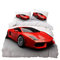 Tomifine Bettwäsche 135x200 Sportwagen Auto Bettbezug Cooler Roter Schwarzer Extreme Sport Thema Bettwäsche Set mit Reißverschluss und 2 Kissenbezug (135x200 cm + 50x75 cm,Sportwagen 5)