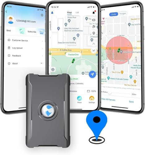 Rastreador GPS para vehículos, Distancia ilimitada, 100% Impermeable (IP67), magnético, geocerca, rastreador antirrobo Remoto, Seguimiento en Tiempo Real Mediante aplicación, batería de 30 días