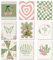 MINI ZOZI Dänische Pastell-Poster, 20,3 x 25,4 cm, 9 Stück, ästhetische Raumdekoration, grün und rosa, Wandkunstdrucke, Collage, niedliche Kokette, trendig, adrett, Kokosnuss-Mädchen, Y2k, Kawaii,