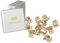 HAARallerliebst Haarklammer Klein Set 12 Stück – Haarspange Klein für Damen – Haarspangen Damen Gold – Kleine Haarklammern – Haarklemmen Damen – Mini Haarklammern