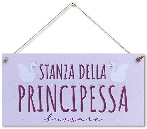 CARISPIBET Stanza della Principessa | insegne per la casa targhe Decorative Decorazioni per la casa 15 x 30