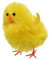 Decoris Oster Küken 11cm x 1 Stück Chenille Osterküken Osterdeko zum Basteln Frühlingsdeko groß