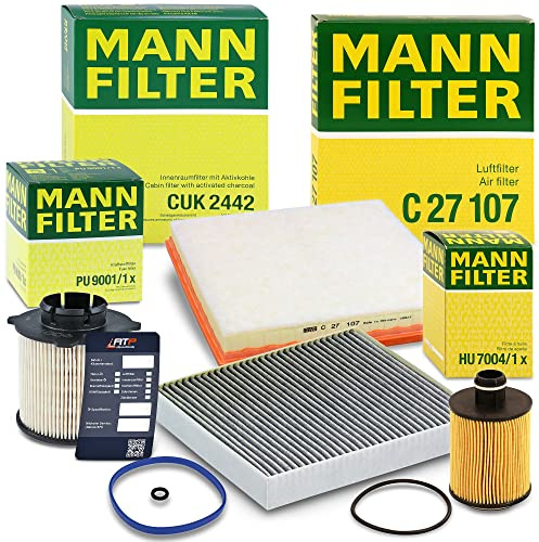 MANN-FILTER Inspektionspaket Filterset 1x Ölfilter, 1x Luftfilter, 1x