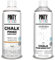 PINTYPLUS Pinty Plus Chalk Finish CK788 Spray Paint Broken White - Pintura en Aerosol, 400 ml, Blanco Roto & Barniz spray CHALK 520cc Mate Agua CK821