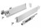 GTV - Modern Box Pro Schubladenschienen I L=550mm H=84mm I Weiss I Schublade mit Leises Schließen I Die Synchronisation des Fahrweges der Führungen I Belastung bis zu 40 kg I PB-MBPRO-KPL550A1