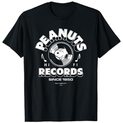 Peanuts - Peanuts Record Snoopy Vinyl T-Shirt