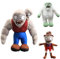 Laruokivi 3 Stück Gargantuar & Zombie Yeti & Cowboy Zombie Plüschtier Spielfiguren Stoffpuppe