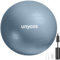 unycos - Gymnastikball 55 cm Sitzball Trainingsball für Yoga, Fitness, Medizinball, Balance Ball, Core Training Strength, Pilates-Ball | Inkl. Pumpe, BPA-Frei, Anti-Burst (Hellblau mit Logo)