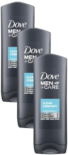 DOVE MEN + CARE CLEAN COMFORT BODYWASH 250ML (Pack of 3)