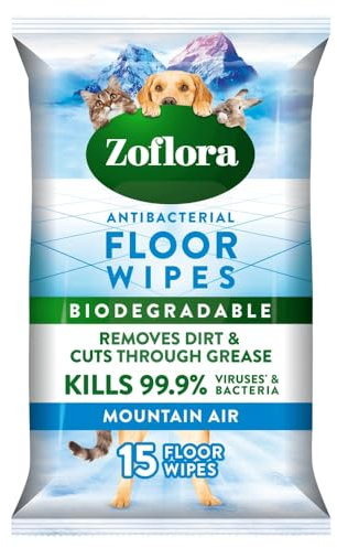 Zoflora Antibacterial Floor Wipes 15pk