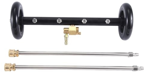 Clyictz Sottoscocca Doppia Funzione Sottoscocca in Metallo 4000Psi Pulitore per Telaio Pulizia Auto Forniture Automobilistiche Generali