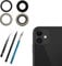 Lente de Cristal de Repuesto para cámara Trasera para iPhone 11 con Adhesivo preinstalado y Kit de Herramientas de reparación, antiarañazos y Resistente al Agua.