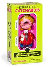 Exploding Kittens Catchables #1: Lumber Cat & Donut Cat, Collectible Toy Tossing Games - Family, Adult, Fun, Party & Travel Cards for Ages 8+