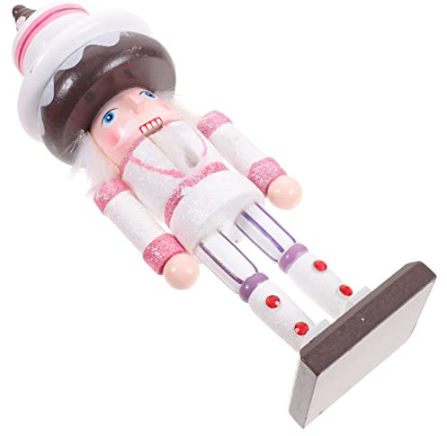MAGICLULU Burattini Schiaccianoci Arredamento Della Scrivania Giocattoli Da Falda Freatica Giocattolo Gelato Decorazioni Pendenti Schiaccianoci Decorazioni Da Tavola Schiaccianoci Di Legno