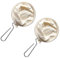 MAGICLULU 2pcs Coffee Filter Bag Coffee Filter Dispenser Cloth Strainer Filter Thai Style Filter Coffee Dripper Filter Tea Strainer Fine Mesh Steel Coffee Filter Tea Filter Cloth Steel Ring