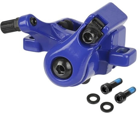 RCTGPGJAC Pinza Freno Compatibile for Xiaomi 4 PRO Mi 3 Scooter Elettrico Ruota Posteriore Freno a Disco Lato Sinistro Parti in Lega di Alluminio Incluse pastiglie(Blue Caliper)
