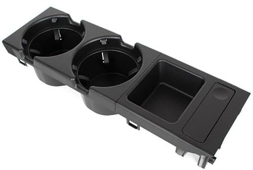 M MODECAR - Getränkehalter Auto mit Münzhalter - Becherhalter - Kompatibel mit BMW 3 E46 97-07 - für OE-Nummer 51168217953, 51168217957 - Praktisches Auto Gadget