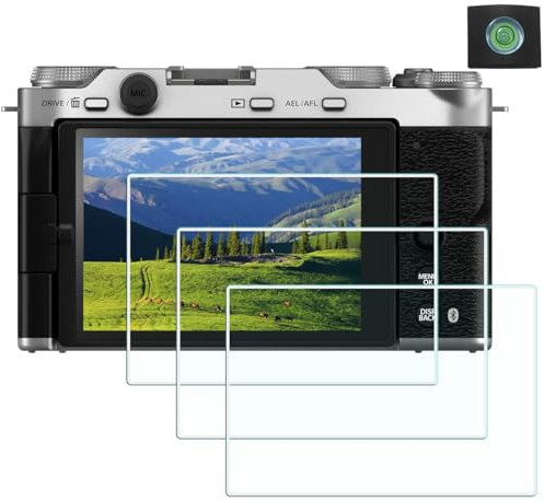 HUIPUXIANG XM5 – Lot de 3 films de protection d'écran pour appareil photo Fuji Fujifilm X-M5 (pour accessoires), 0,3 mm, haute définition, dureté 9H