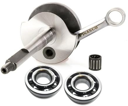 Albero Motore PINASCO Racing Anticipato Corsa 43mm Spinotto 12mm Boxer,Bravo,Ciao,Si