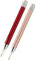 Annlpoy 2 stück Leuchtstifte für Diamantmalerei mit Leuchten Diamant-Pinseln diamond painting zubehör stift mit licht, Werkzeuge für Stickerei und Diamantkunst, Roségold und Rot, 15.8 cm