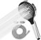 Colist Pomme de douche et tuyau de 2 m, pommeaux de douche haute pression avec 6 modes de pulvérisation, design turbocompressé pour une faible pression d'eau