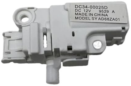 IATKIDTL Reemplazo del Interruptor De Bloqueo De La Puerta De La Lavadora Samsung DC34-00025D 12 V CC. Reemplazo De Piezas del Interruptor De Bloqueo De La Puerta De La Lavadora.