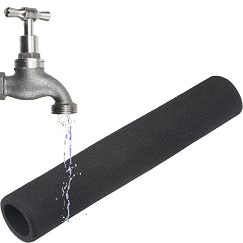 Pipe Insulation Foam TubeDIY Pipe Insulation Wrap Exterior,Outside Boiler Room Tubing,Heat Preservation Insulated,9/15/20mm Wall 6-110mm Bore 1.8 Metre(43x15mm/1.69x0.59in)